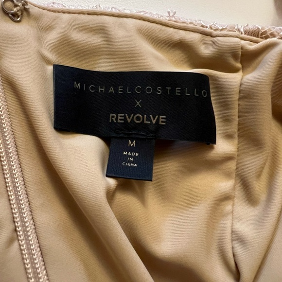 Michael Costello Isadora mini pink Revolve Size M dress. Excellent condition - Picture 5 of 6